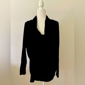 twenty black cowl neck sweater - XS